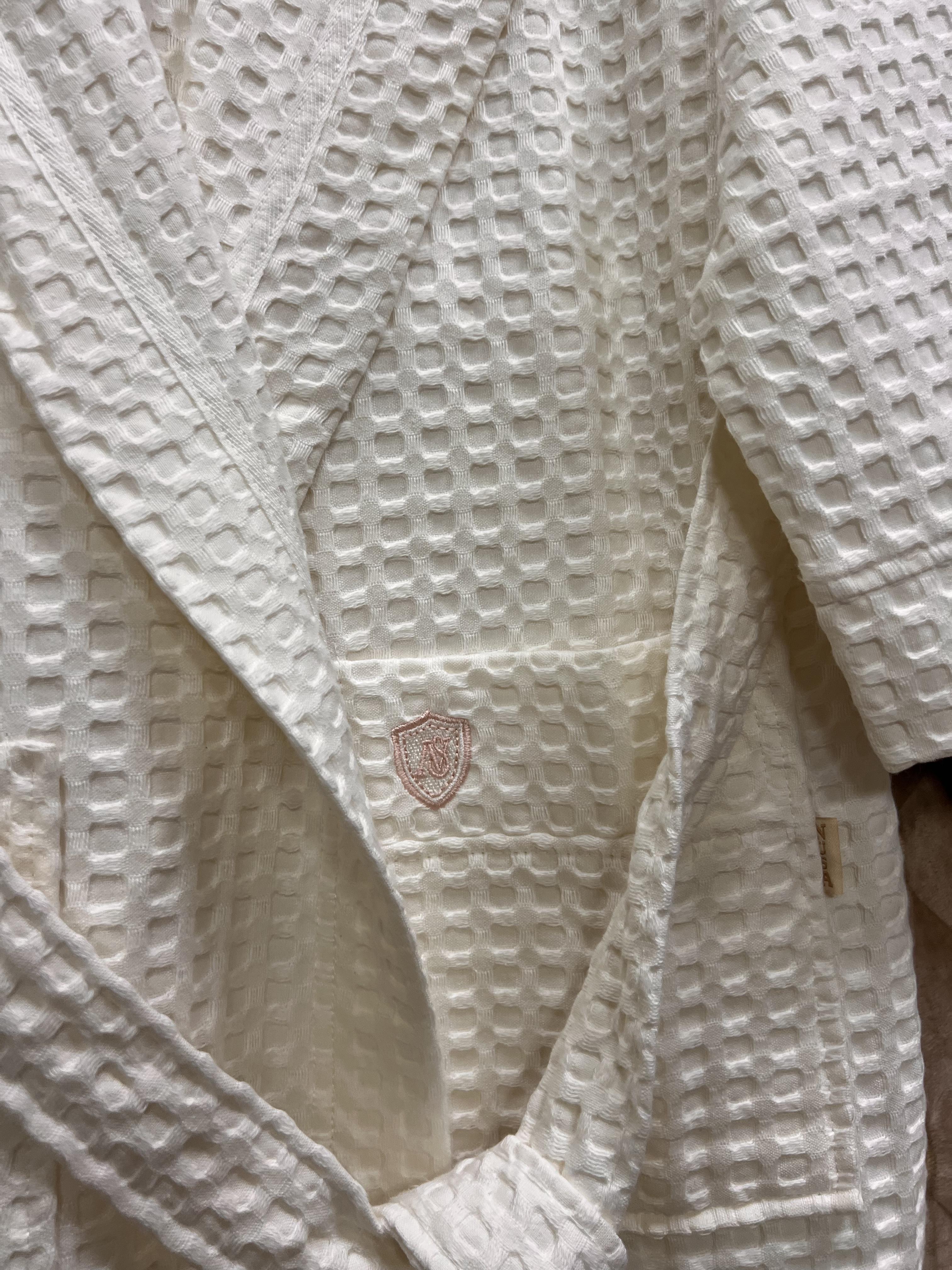 Халат жіночий вафельний Nusa M бавовна Білий (2703973337) - фото 8 Халат жіночий вафельний Nusa M бавовна Білий (2703973337) - фото 8