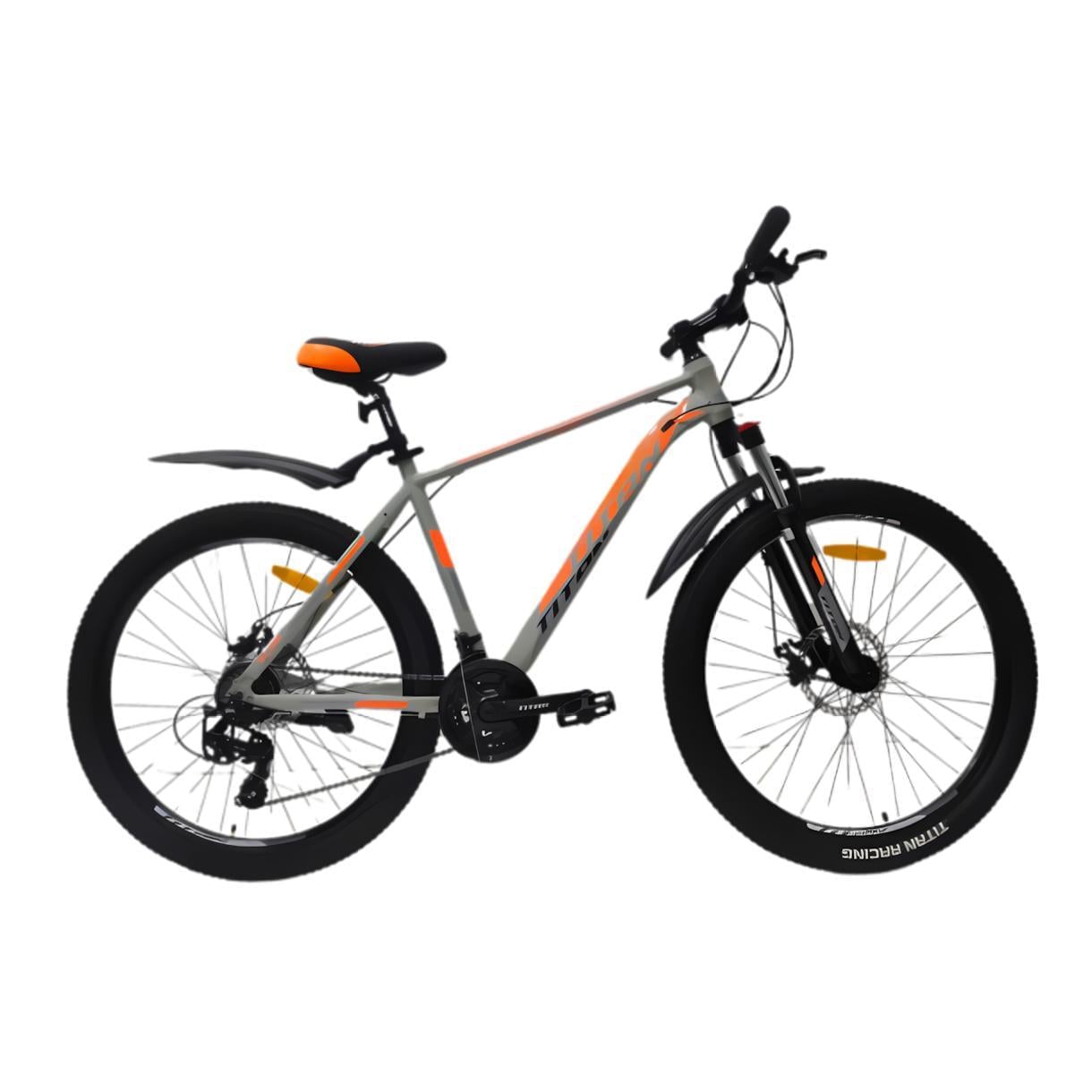 Велосипед Titan Arena 27,5" 19" Сірий/Помаранчевий (382)