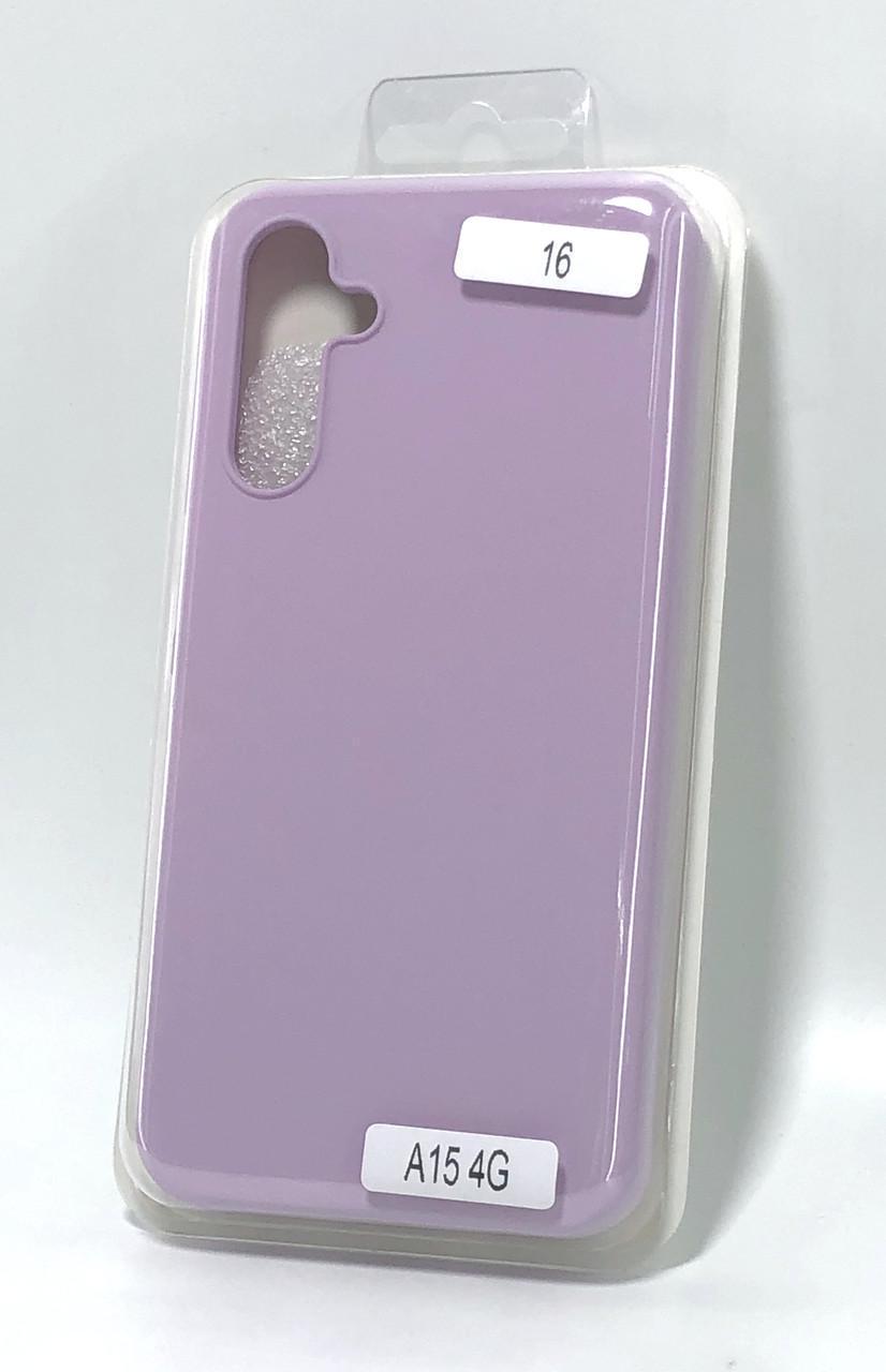 Чехол для телефона Samsung A15(4G) Silicone FULL №16 Lilac (4you)