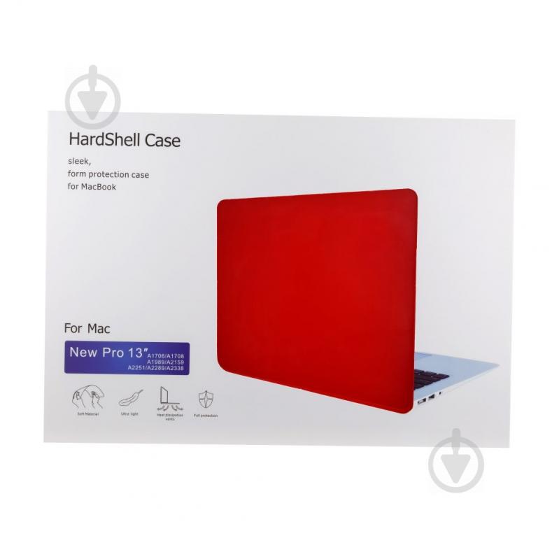 Чехол накладка Crystal Case для Apple Macbook Pro 13.3 2020 Red