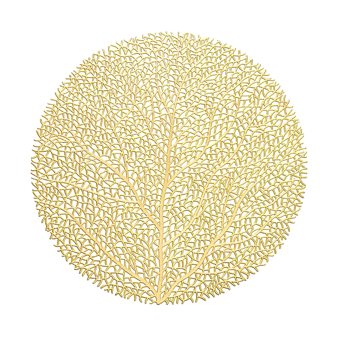 Салфетка сервировочная под горячее 2 шт. Золотистый (C079_gold)