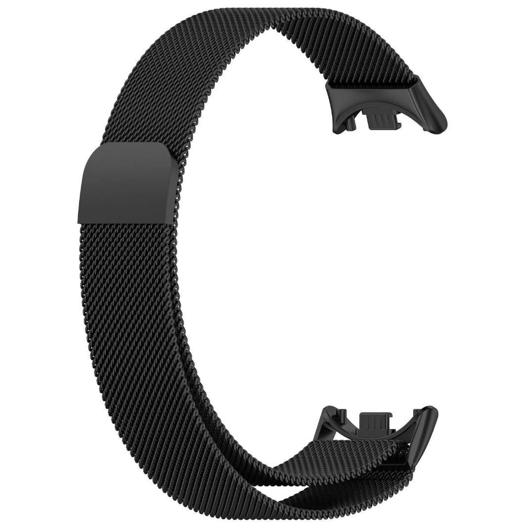 Ремешок металлический Mijobs миланское плетение для фитнес-браслета Xiaomi Smart Band 10 Black (2669371506)