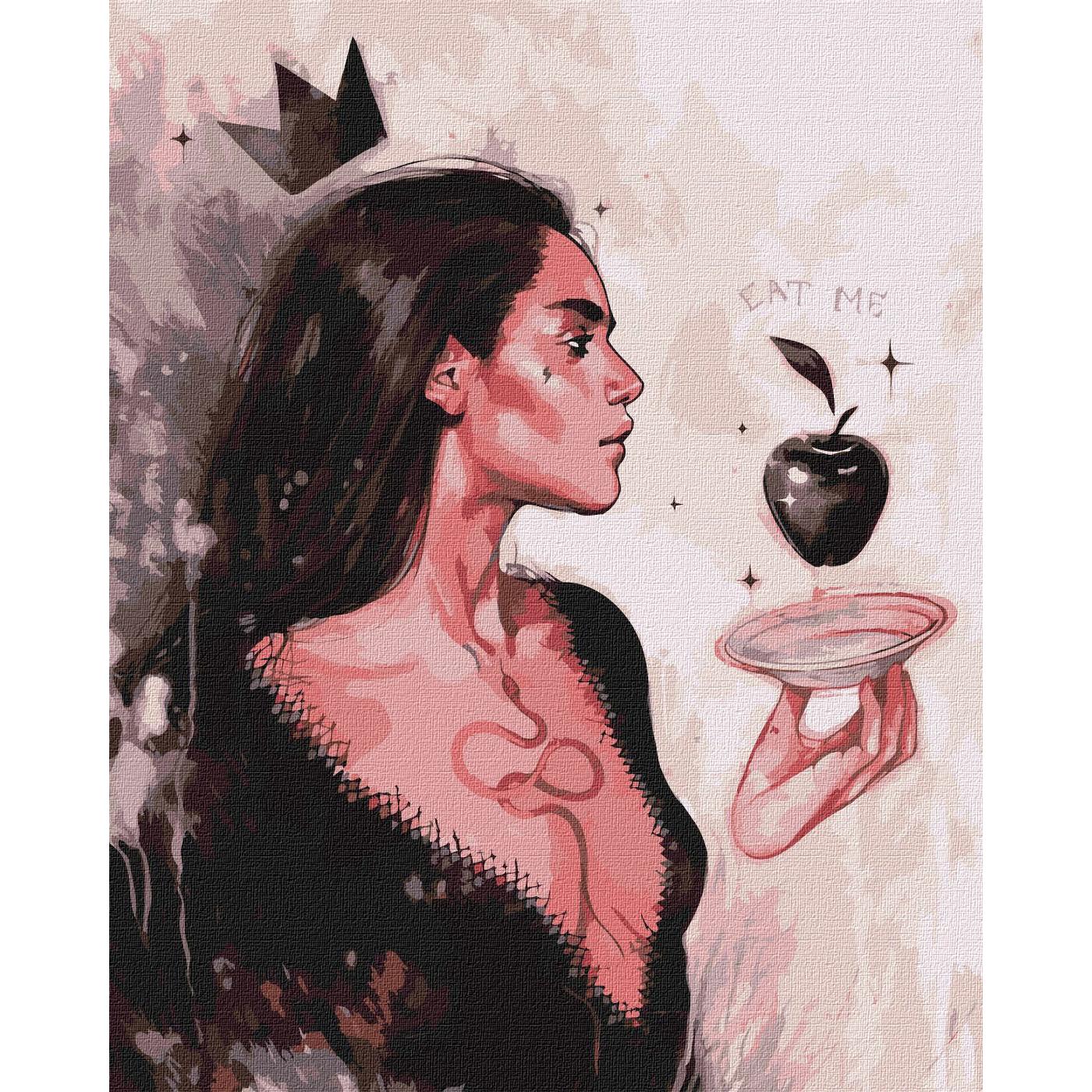 Картина по номерам Ideyka Загадочная принцесса 40x50 см Разноцветный (PM-194-K-1170)