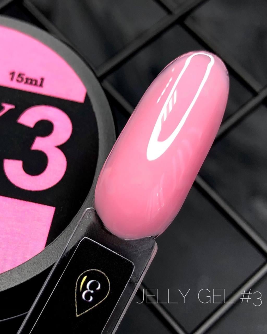 Гель для наращивания Crooz Jelly Gel 30 мл №3 Розовый