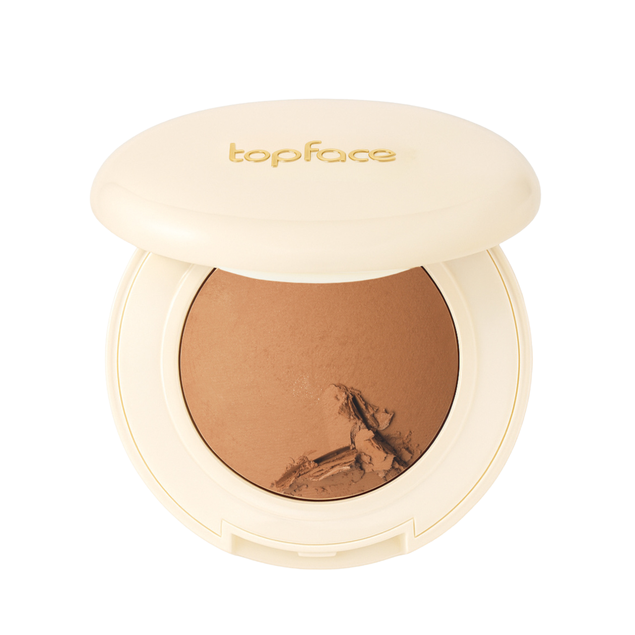 Пудра для лица запеченная TopFace ProHD Natural Glow PT704 006 Deep Bronze Бронзовый