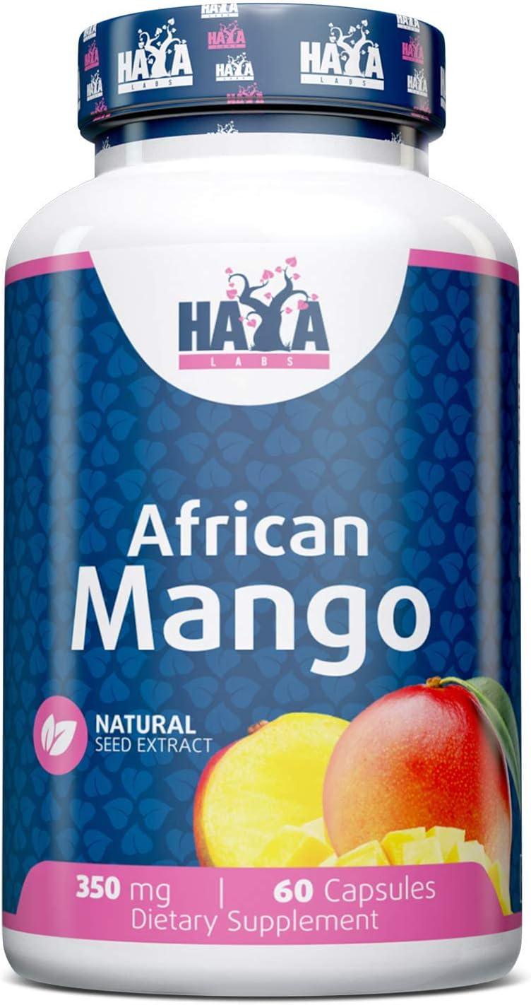 Экстракт семян африканского манго Haya Labs African Mango 350mg 60 капсул