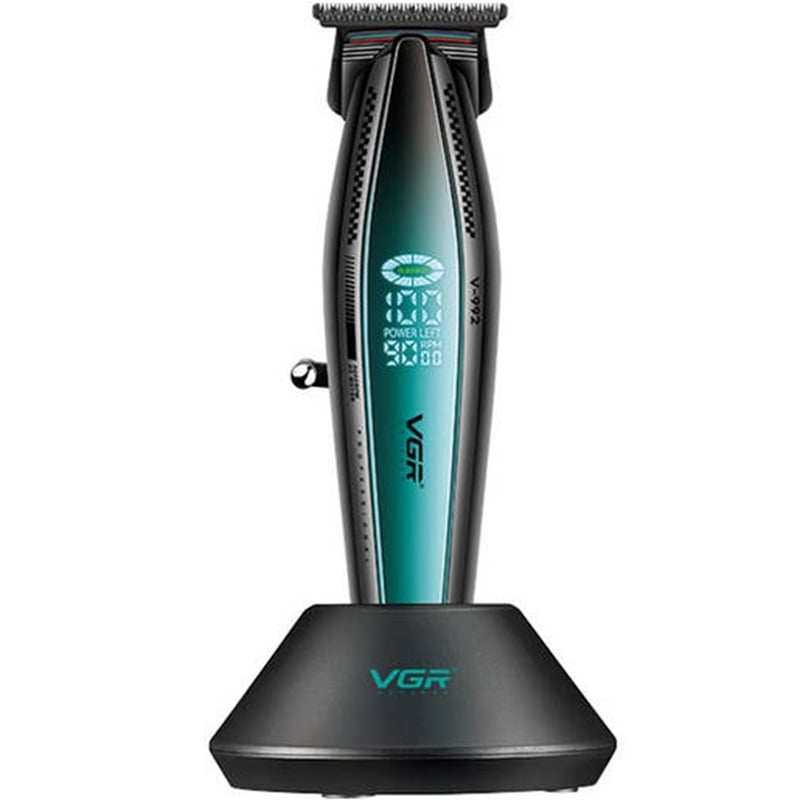 Машинка для стрижки VGR V-992 беспроводная аккумуляторная Green (tf7389)