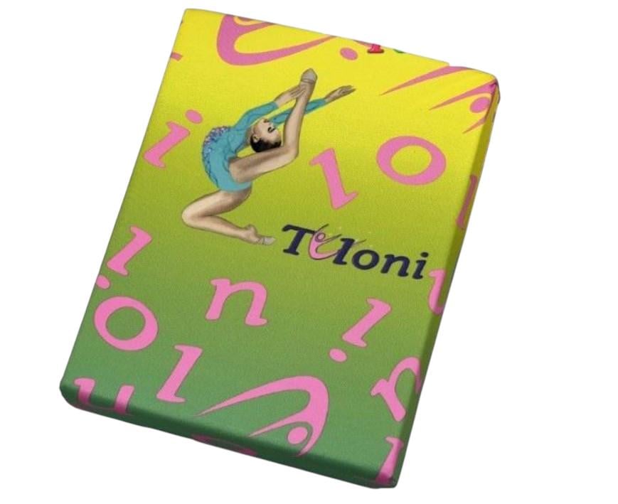 Подушка для растяжки Tuloni ZOE NKV-SHK07 22x17 см Фуксия/Голубой/Желтый