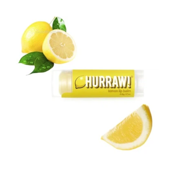 Бальзам для губ Hurraw! Lemon Lip Balm з ароматом лимона 4,8 г (851228005106)