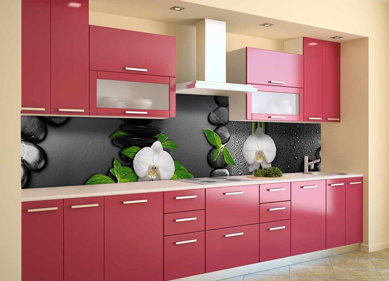 Кухонный фартук Черные камни из самоклеющейся виниловой пленки 60х250 см Черный Кухонный фартук Черные камни из самоклеющейся виниловой пленки 60х250 см Черный