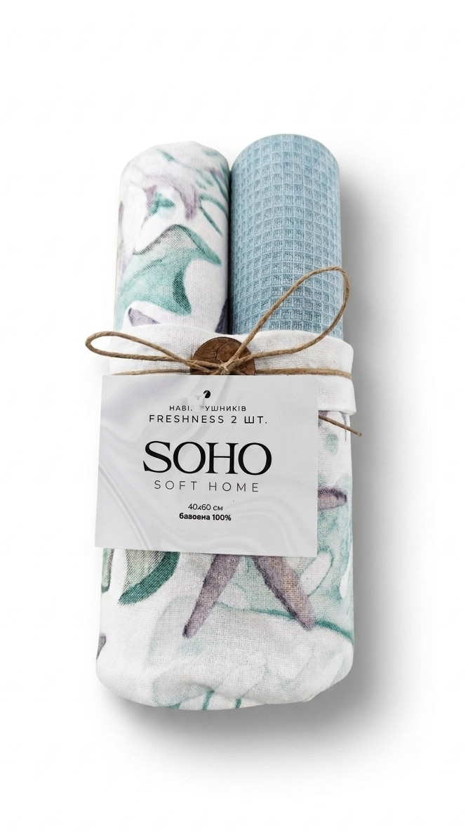 Набір рушників кухонних бавовна SOHO Freshness 40х60 см 2 шт. (BS 85473)