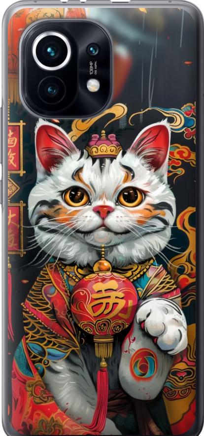 Чехол на Xiaomi Mi 11 China Cat v2 (6135t-2253-42517)