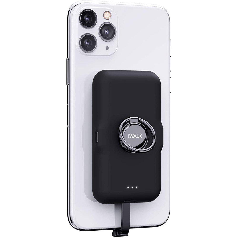 Внешний аккумулятор iWalk PowerGrip 5000mAh DBL5000GL Черный (8843)