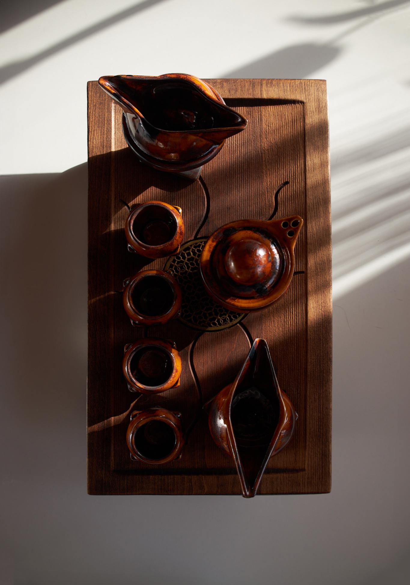 Набор для чайной церемонии Объект Т ручной работы (TS-15) - фото 3 Набор для чайной церемонии Объект Т ручной работы (TS-15) - фото 3