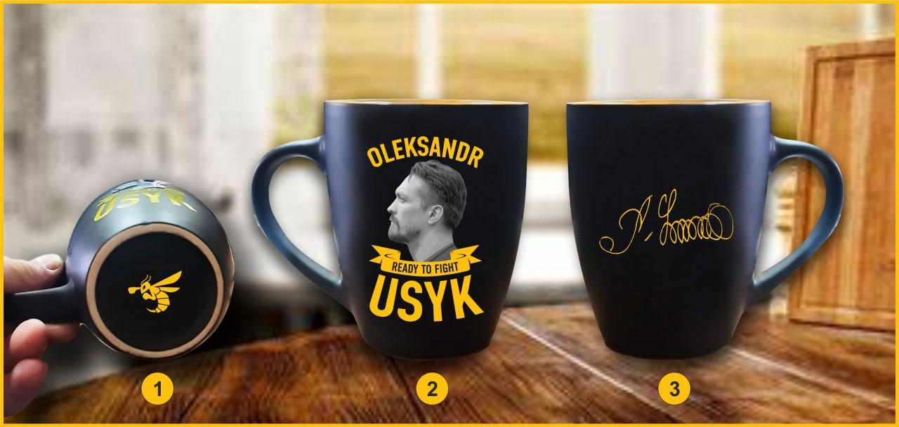 Чашка официальная от Александра Усика и RTF USYK BOXING MUG 350 мл (MUG-BLYL-RTF) - фото 4