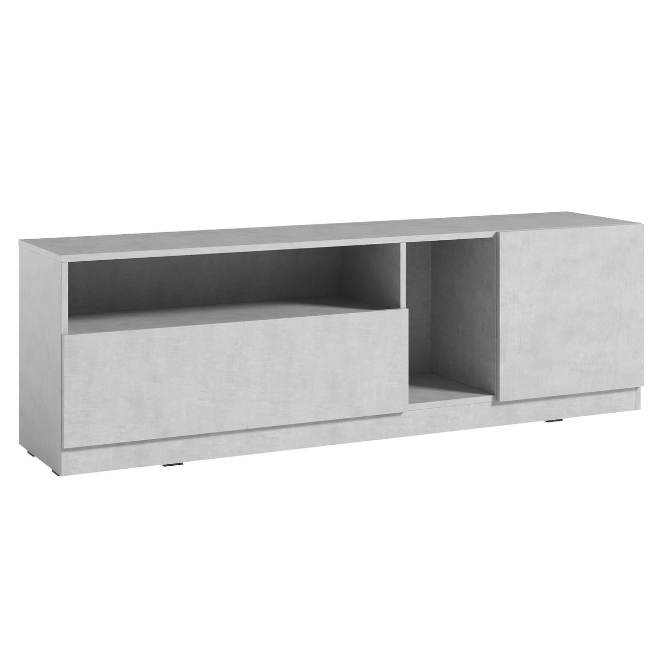 Тумба под телевизор Sanro 1600х500х370 мм Бетон стайл (PA0004)