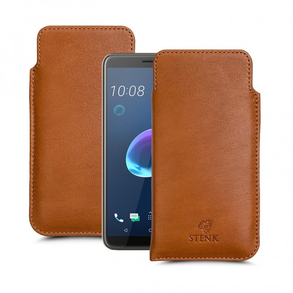 Футляр Stenk Elegance для HTC Desire 12 Коричневий (63418)