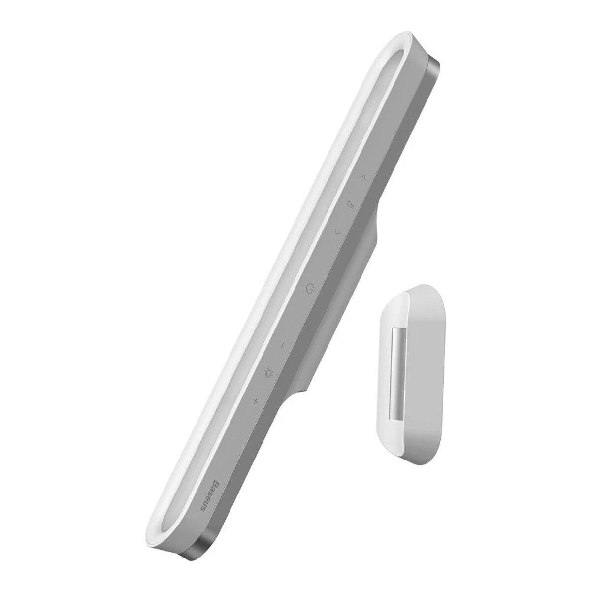 Лампа-світильник бездротова магнітна Baseus Magnetic Stepless Dimming Charging Desk Lamp Pro LED 1800 mAh White (DGXC-02) - фото 4