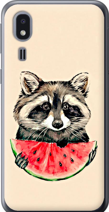 Чехол на Samsung Galaxy A2 Core A260F Енотик с арбузом (4605u-1683-42517)