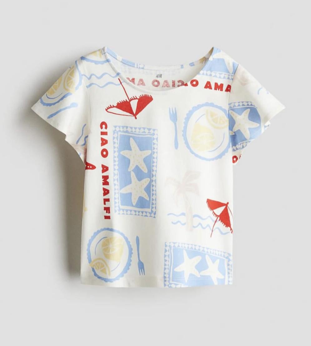 Футболка дитяча H&M 122-128 см Білий (2013)