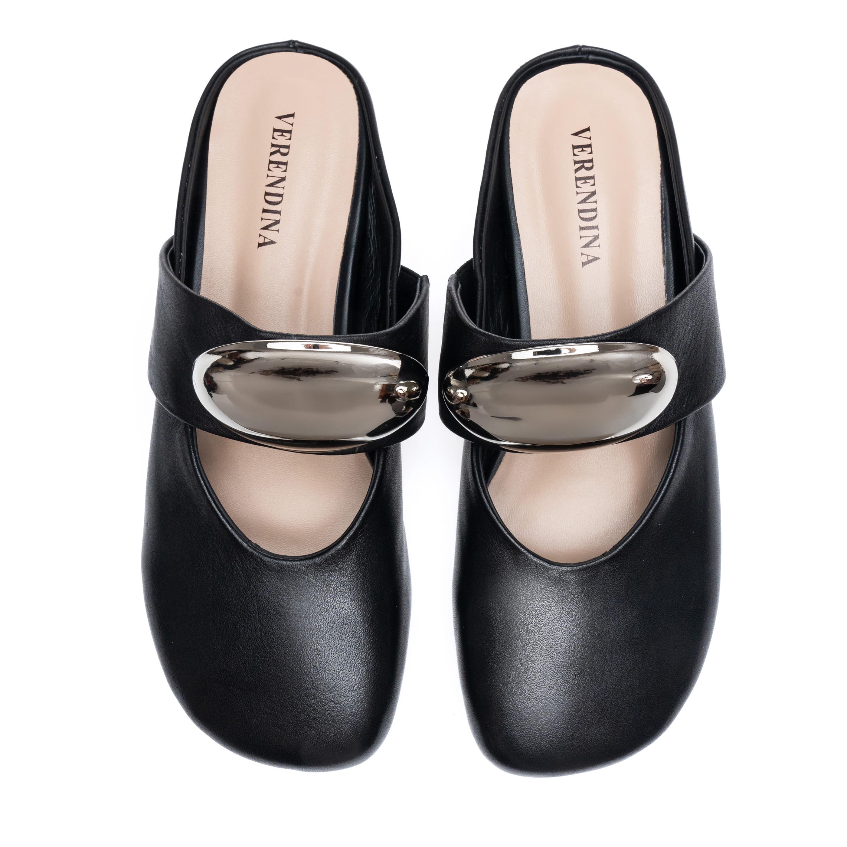 Мюли Verendina 01600 р. 36 Черный (104363756) - фото 3 Мюли Verendina 01600 р. 36 Черный (104363756) - фото 3