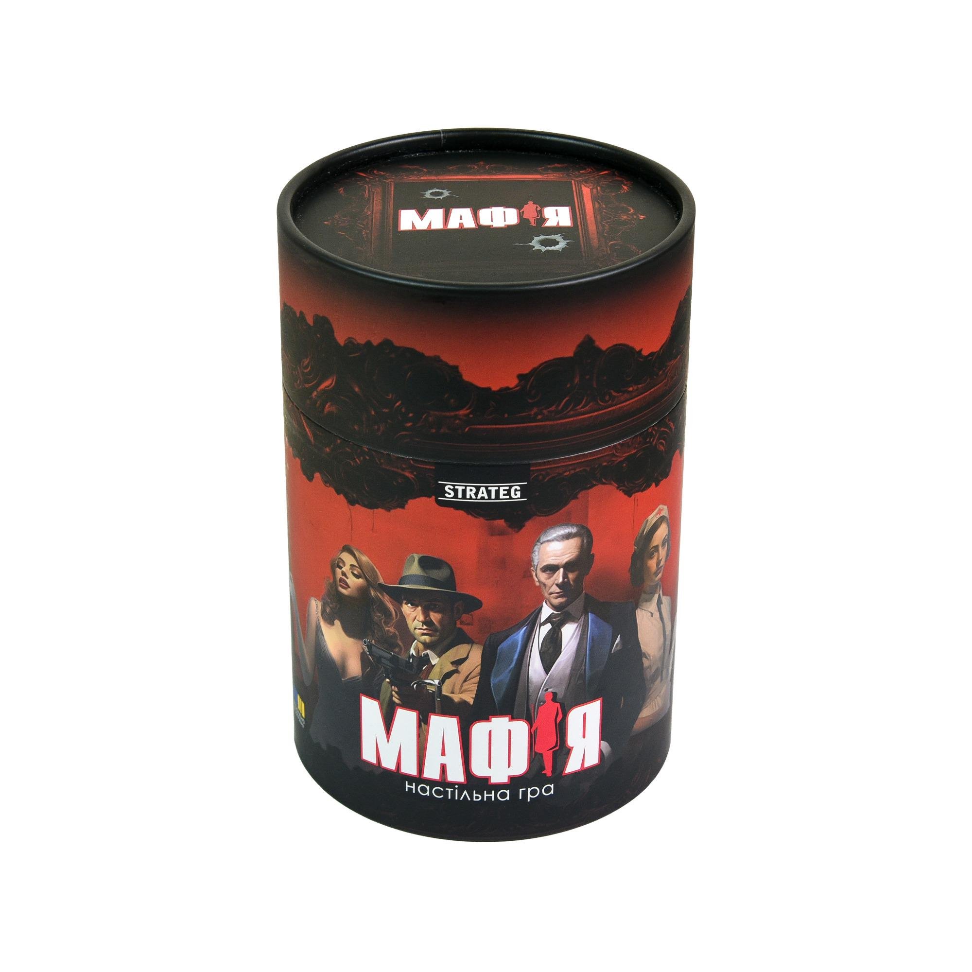 Настільна гра Strateg Мафія українською мовою (30698) Настільна гра Strateg Мафія українською мовою (30698)