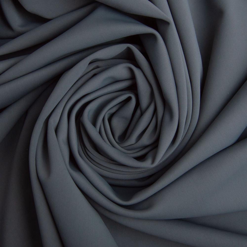 Ткань трикотаж Бифлекс матовый 200 гр/м2 эластичная Темно-серый Ткань трикотаж Бифлекс матовый 200 гр/м2 эластичная Темно-серый