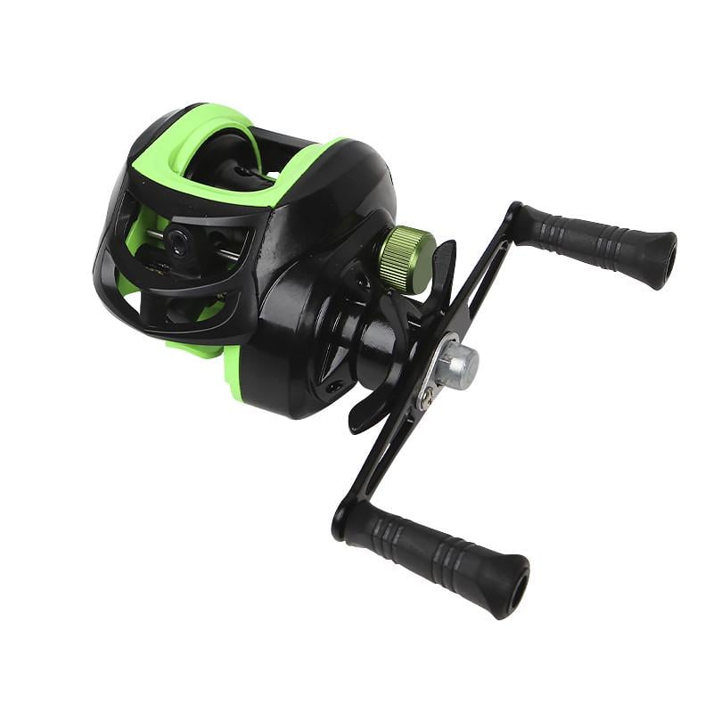 Катушка мультипликаторная Yumoshi AK 201 Left Black/Green (2584707013) Катушка мультипликаторная Yumoshi AK 201 Left Black/Green (2584707013)