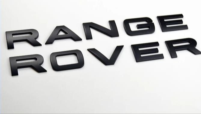 Надпись Range Rover Буквы Черный матовый (1213196730) - фото 1 Надпись Range Rover Буквы Черный матовый (1213196730) - фото 1