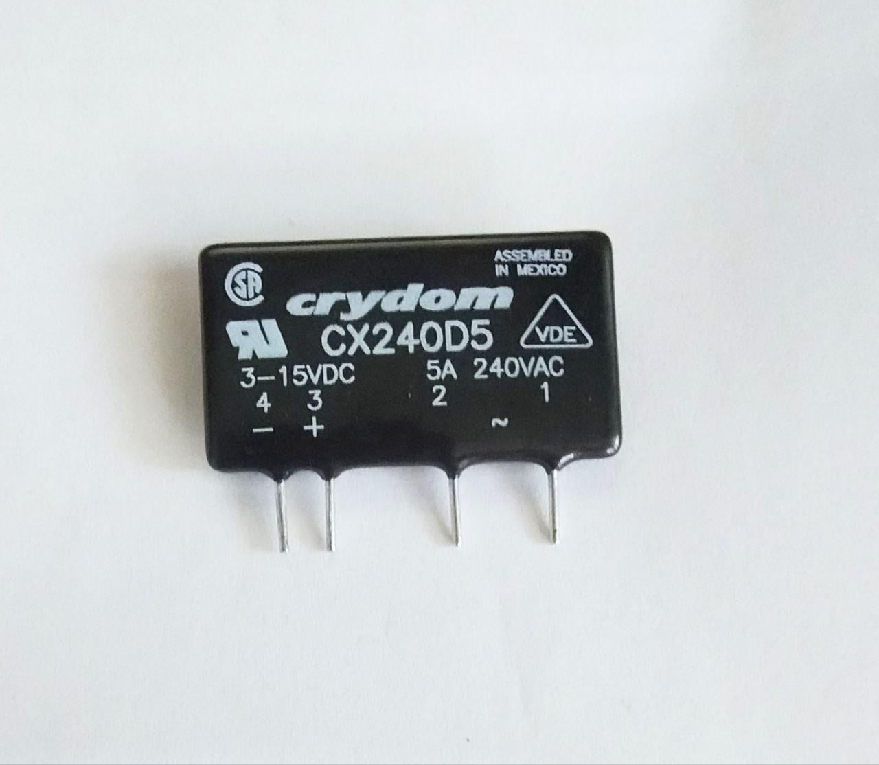 Реле твердотіле SPST-NO/1 Form A Sensata Crydom 5A 240VAC (CX240D5)