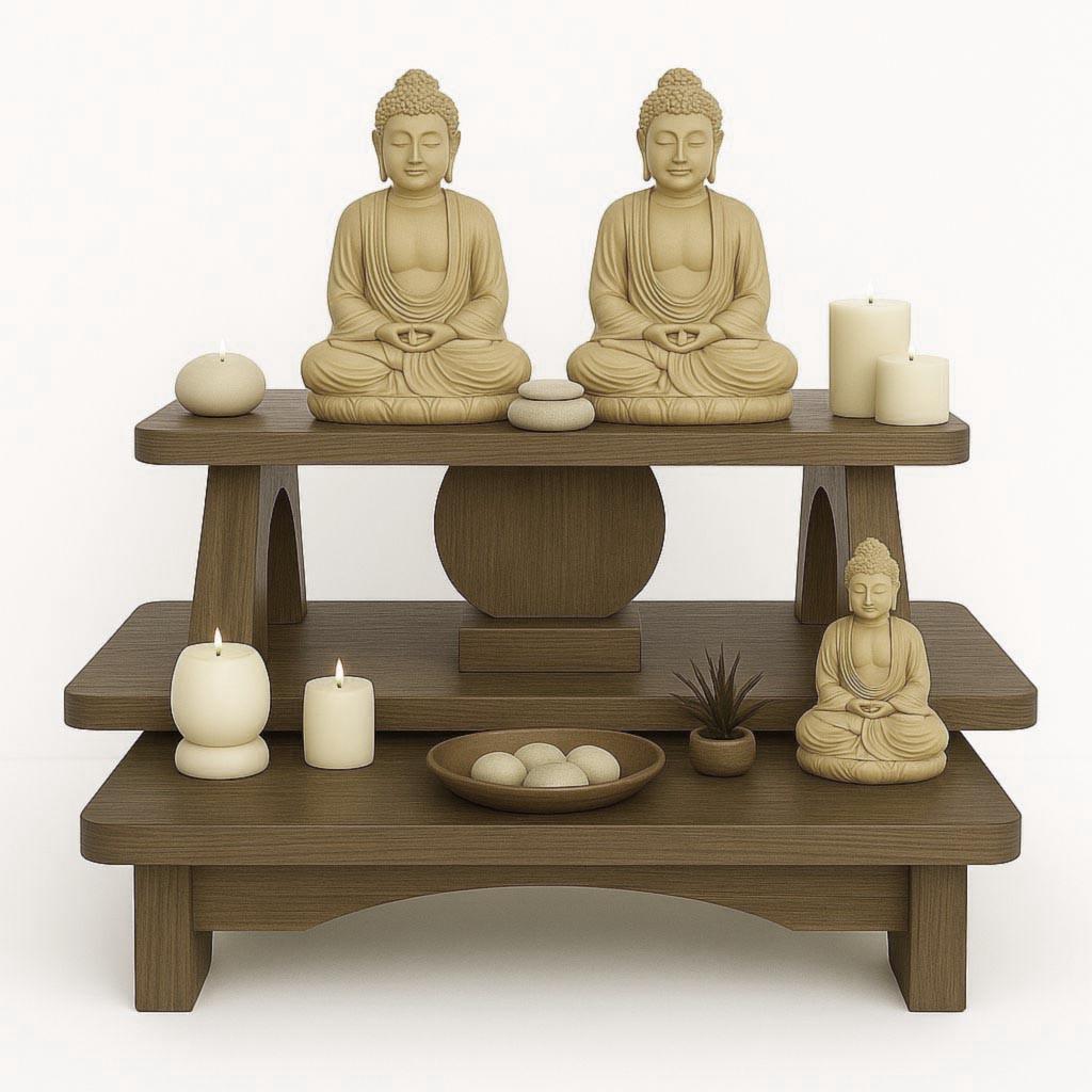 Алтарь для медитации из дерева Шиванира Палисандр (ЛАТ-009502)