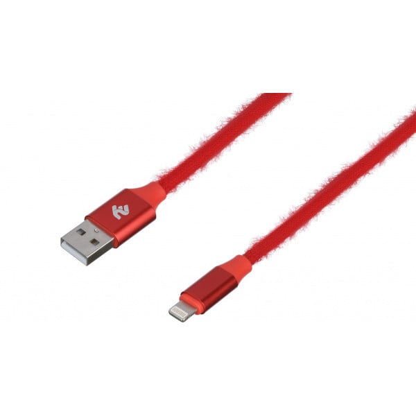 Кабель 2e USB 2.0 to Lightning Cable 1 м Red (2E-CCLAC-RED) - фото 2