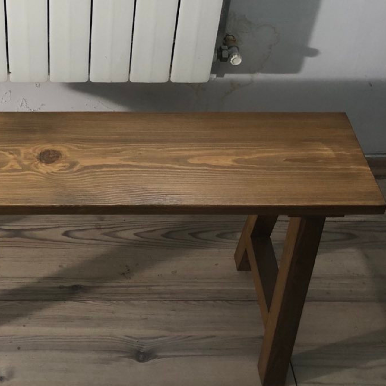 Лавка дерев'яна без спинки Дуб світлий (ДЛ323) - фото 3