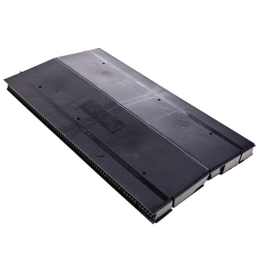 Коньковый аэратор AIRIDGE FELT- Vilpe ​​для битумной черепицы 0,58 м.п. 9005 Черный