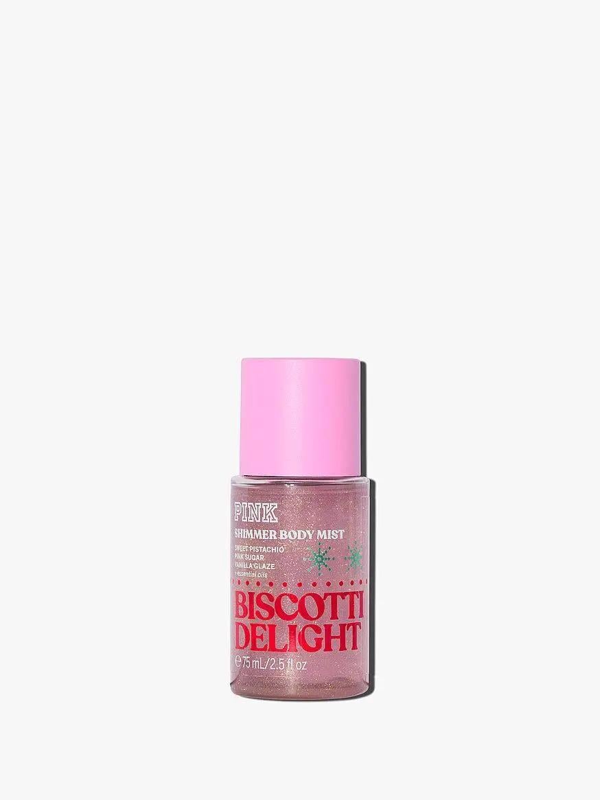 Спрей мини для тела Victoria's Secret Pink Biscotti Delight Mini Shimmer Body Mist 75 мл (27093222)