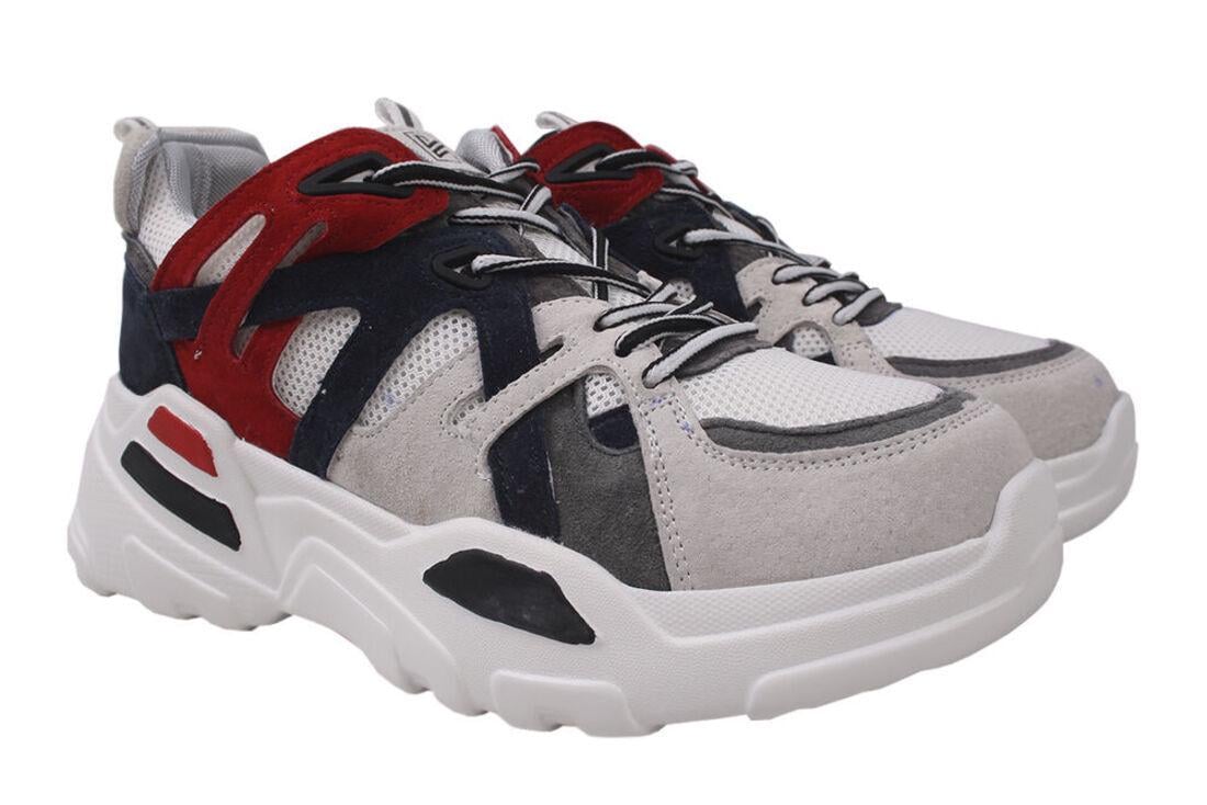 Кроссовки женские Li Fexpert из нубука р. 38 Серый (546-20DK)