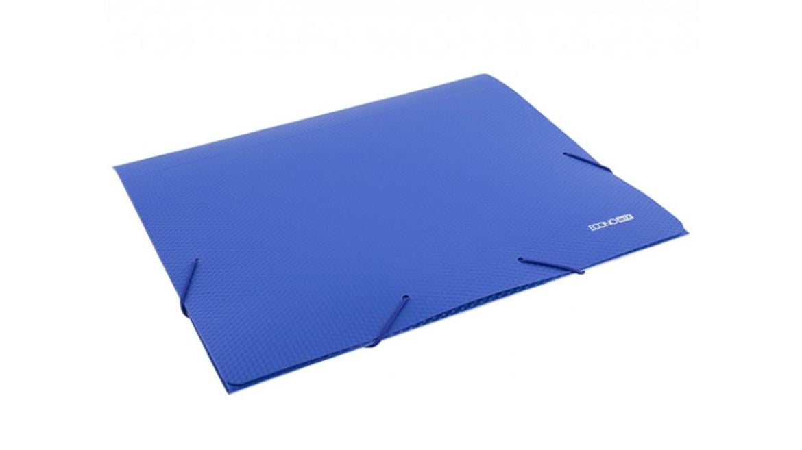 Папка-бокс Economix на резинках А4 40 мм пластик Синий (E31402-02)