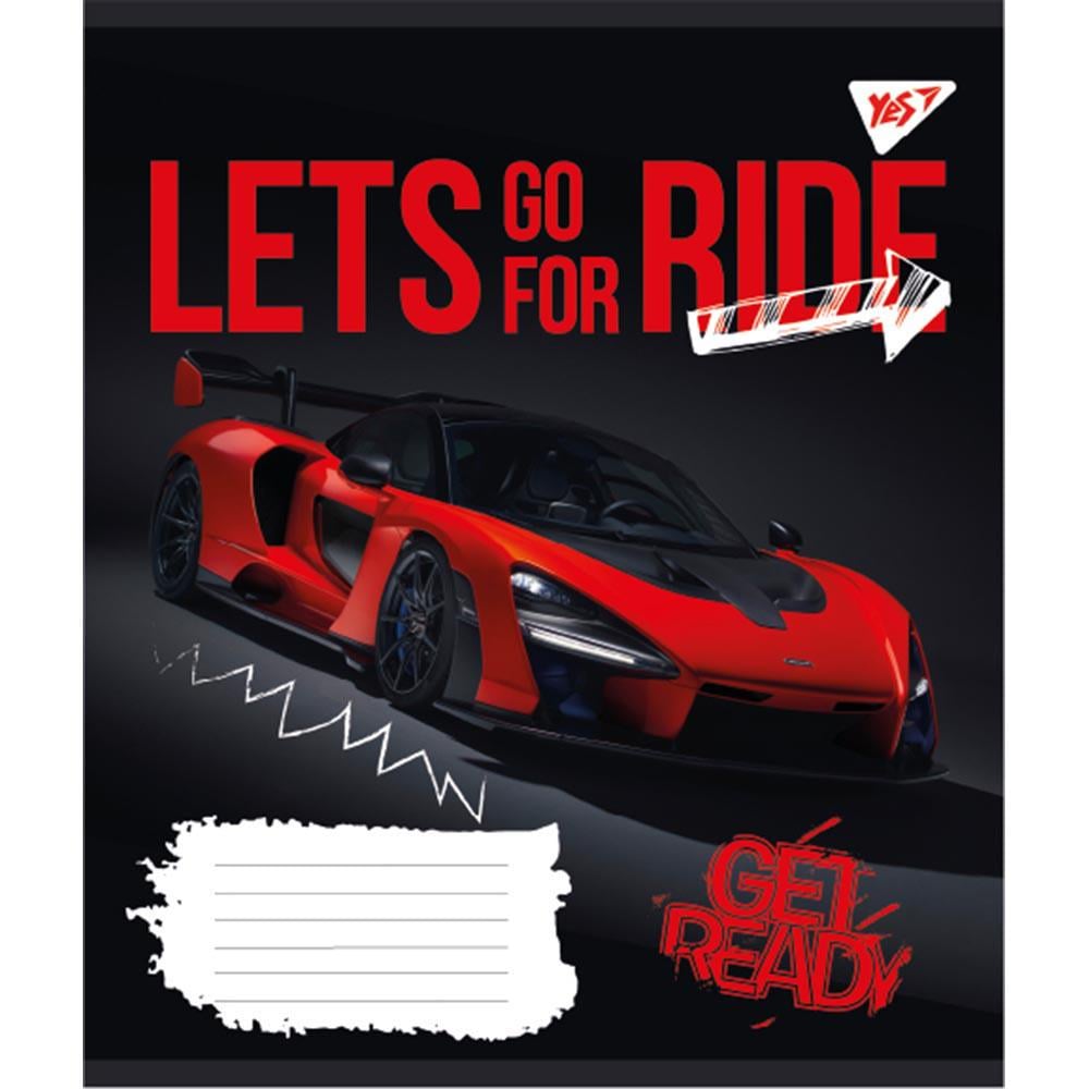 Зошит шкільний Yes Lets go for ride 18 аркушів лінія 25 шт. (766610) - фото 4