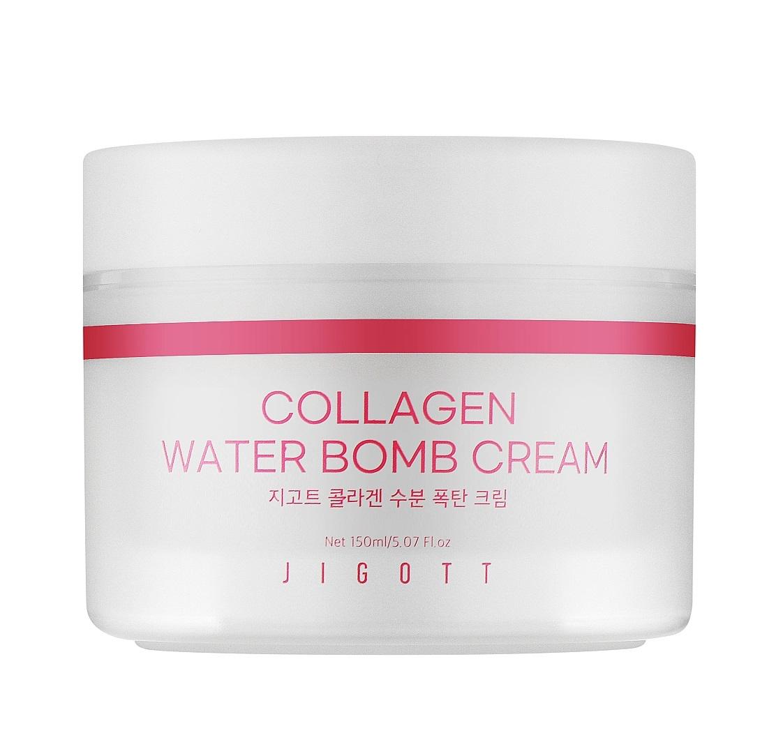 Крем для лица увлажняющий Jigott Collagen Water Bomb Cream 150 мл (8809541282867)