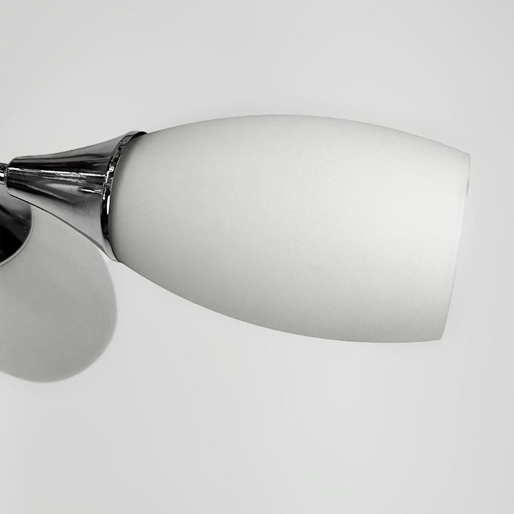 Люстра стельова на 6 білих плафонів Срібний (91066/6) - фото 5 Люстра стельова на 6 білих плафонів Срібний (91066/6) - фото 5