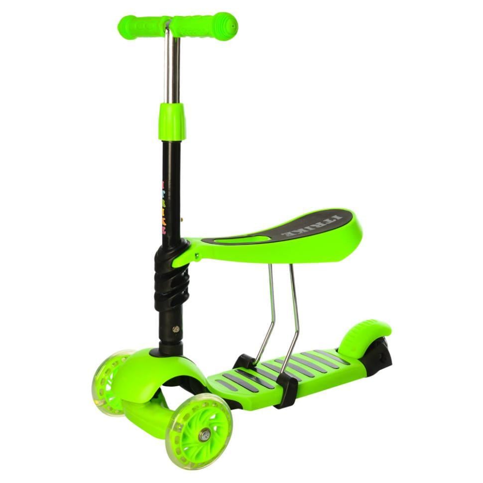 Самокат детский с сиденьем Best Scooter 3в1
