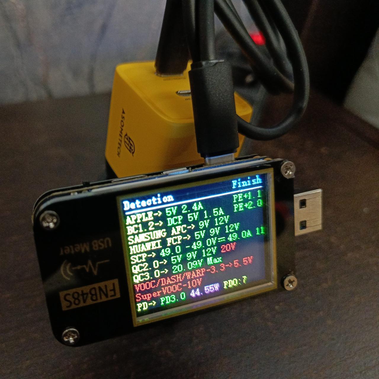 Зарядний пристрій мережевий Asometech GAN 40W 2 type-c Yellow (25397315) - фото 10 Зарядний пристрій мережевий Asometech GAN 40W 2 type-c Yellow (25397315) - фото 10