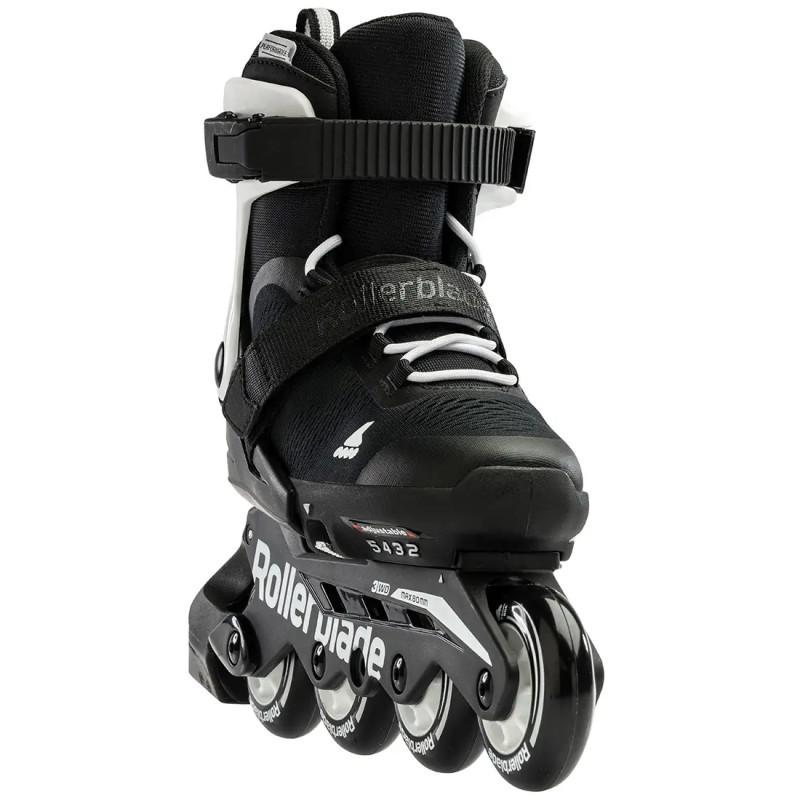 Ролики дитячі Rollerblade Microblade Black/White-2024 р. 36/40,5 - фото 2 Ролики дитячі Rollerblade Microblade Black/White-2024 р. 36/40,5 - фото 2