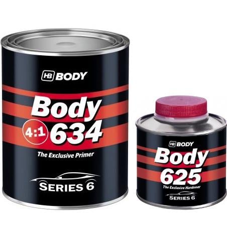 Грунт-наполнитель Body HB 634 Proline 800 мл и 200 мл Серый