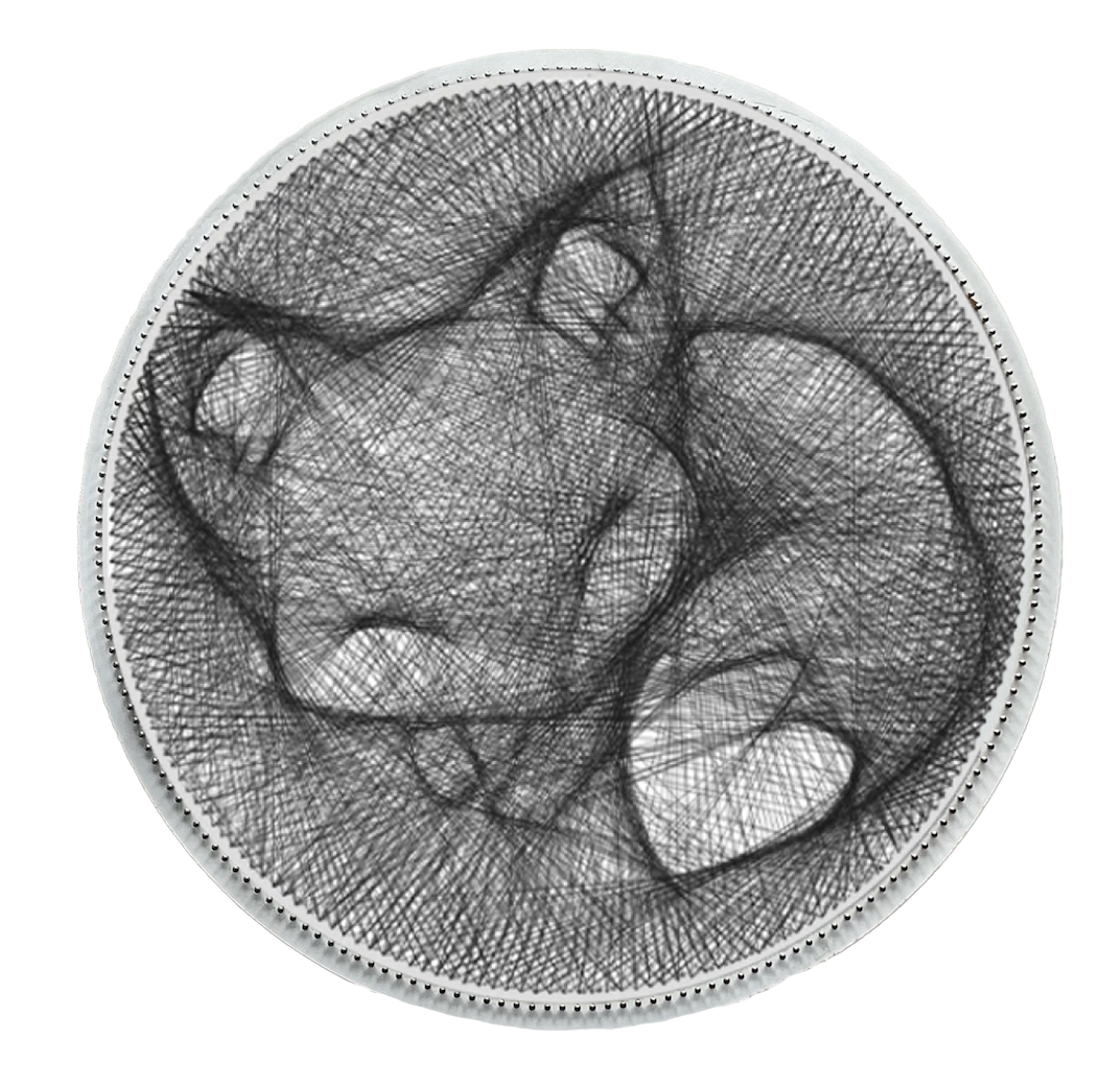Картина нитками ArtLover String Art Лис 50 см (AL-k10006)