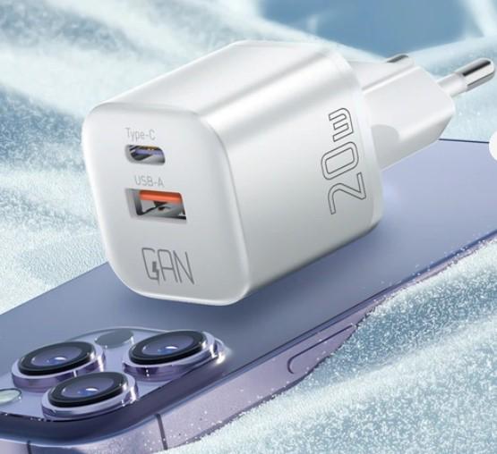 Зарядний пристрій Essager 20W 2USB PD/кабель Type-c Білий (AWN-00220) - фото 2