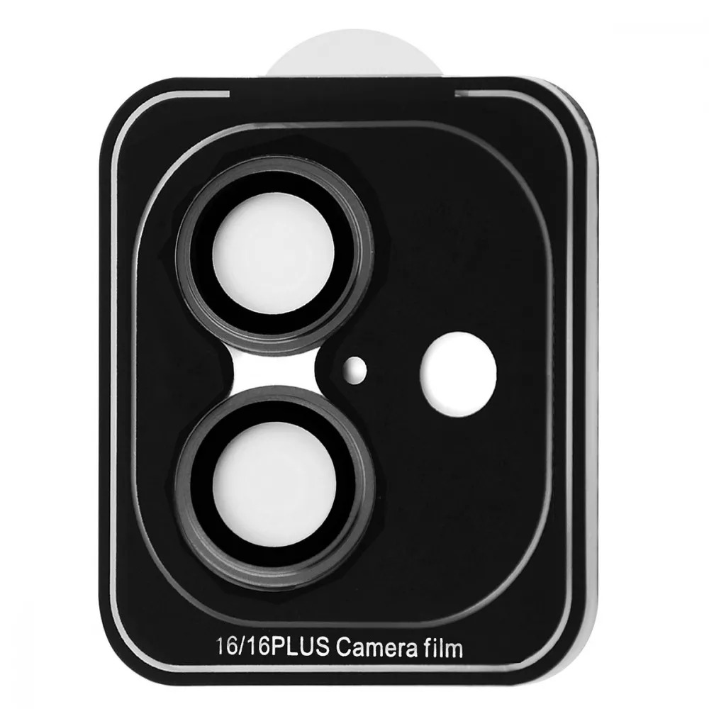 Защита камеры смартфона Proove Achilles для iPhone 16/16 Plus Black