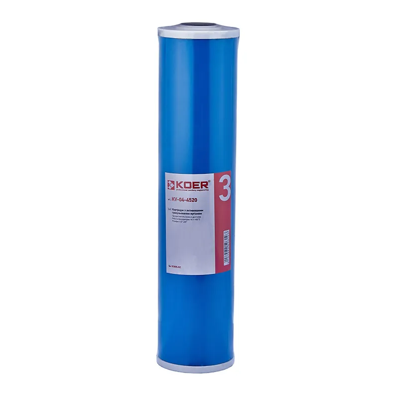 Картридж угольный KOER KV-04-4520 BigBlue 20" 4,5"х20" 114х508 мм (KR5031)