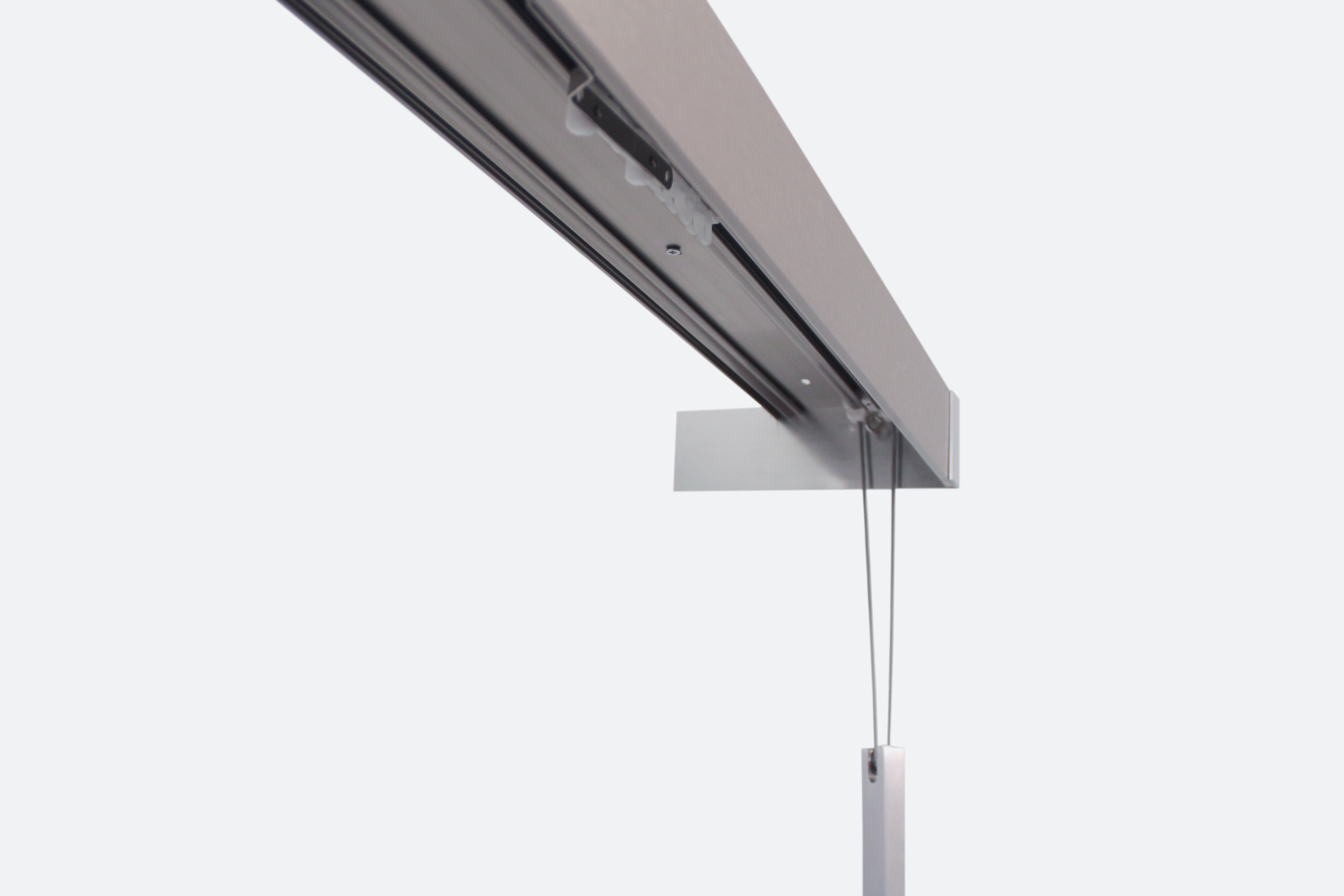 Карниз Arlinia 100 см корд керування Т-3 стопор мет-2 біг Ks20 Сталевий - фото 2