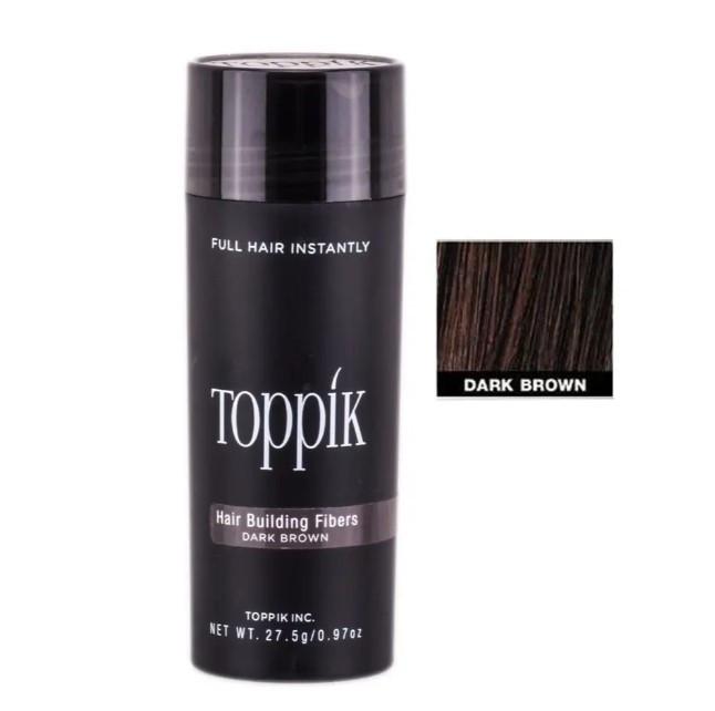 Загущувач для волосся Toppik Hair Building Fibers Dark Brown (db-02) - фото 5